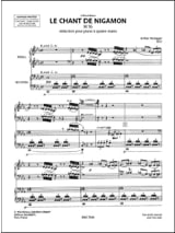 Le Chant de Nigamon H 16 - HONEGGER - Partition - Piano